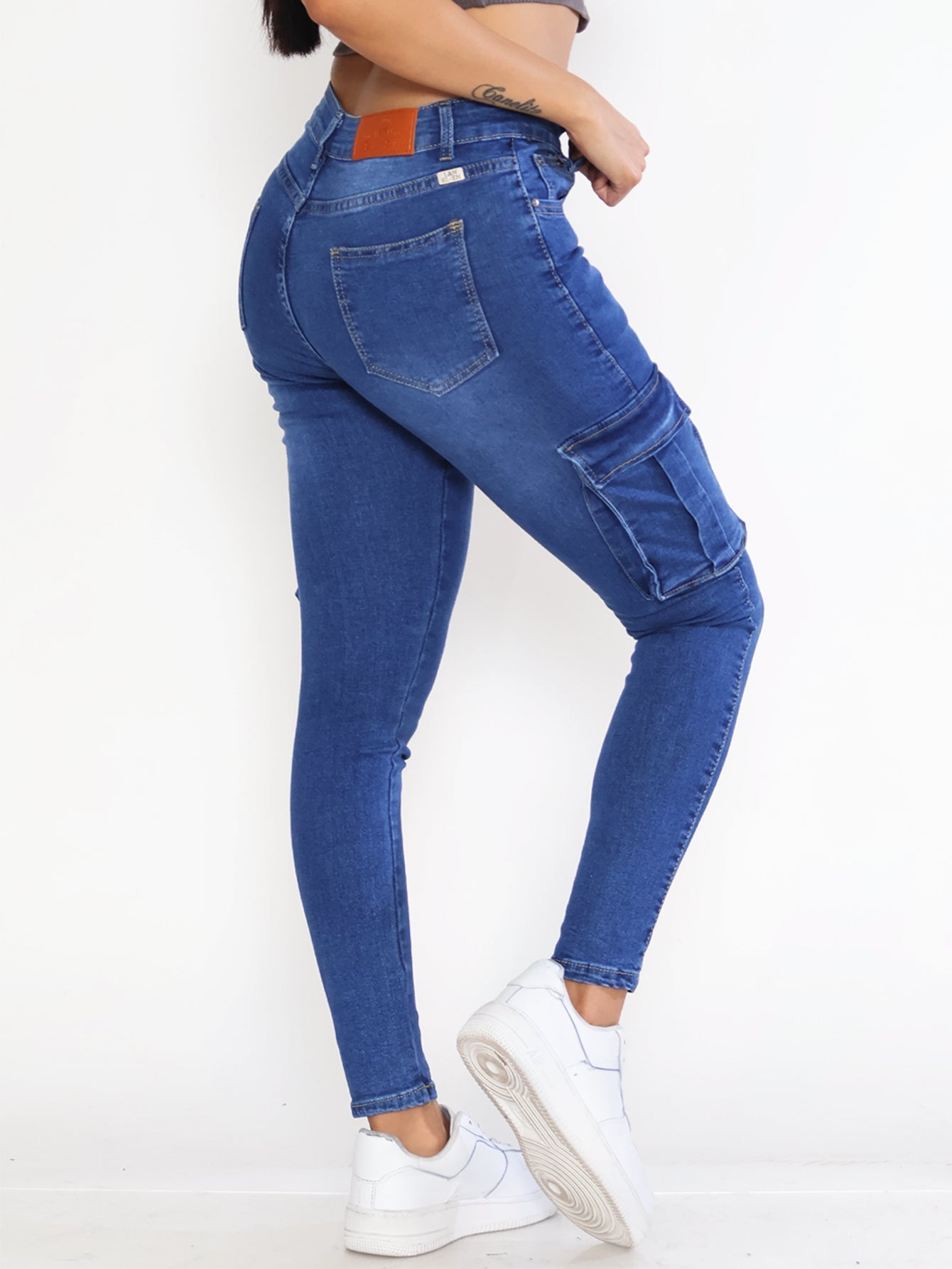 Pantalones Vaqueros Ajustados para Mujer - Estilo Casual con Bolsillos Especiales