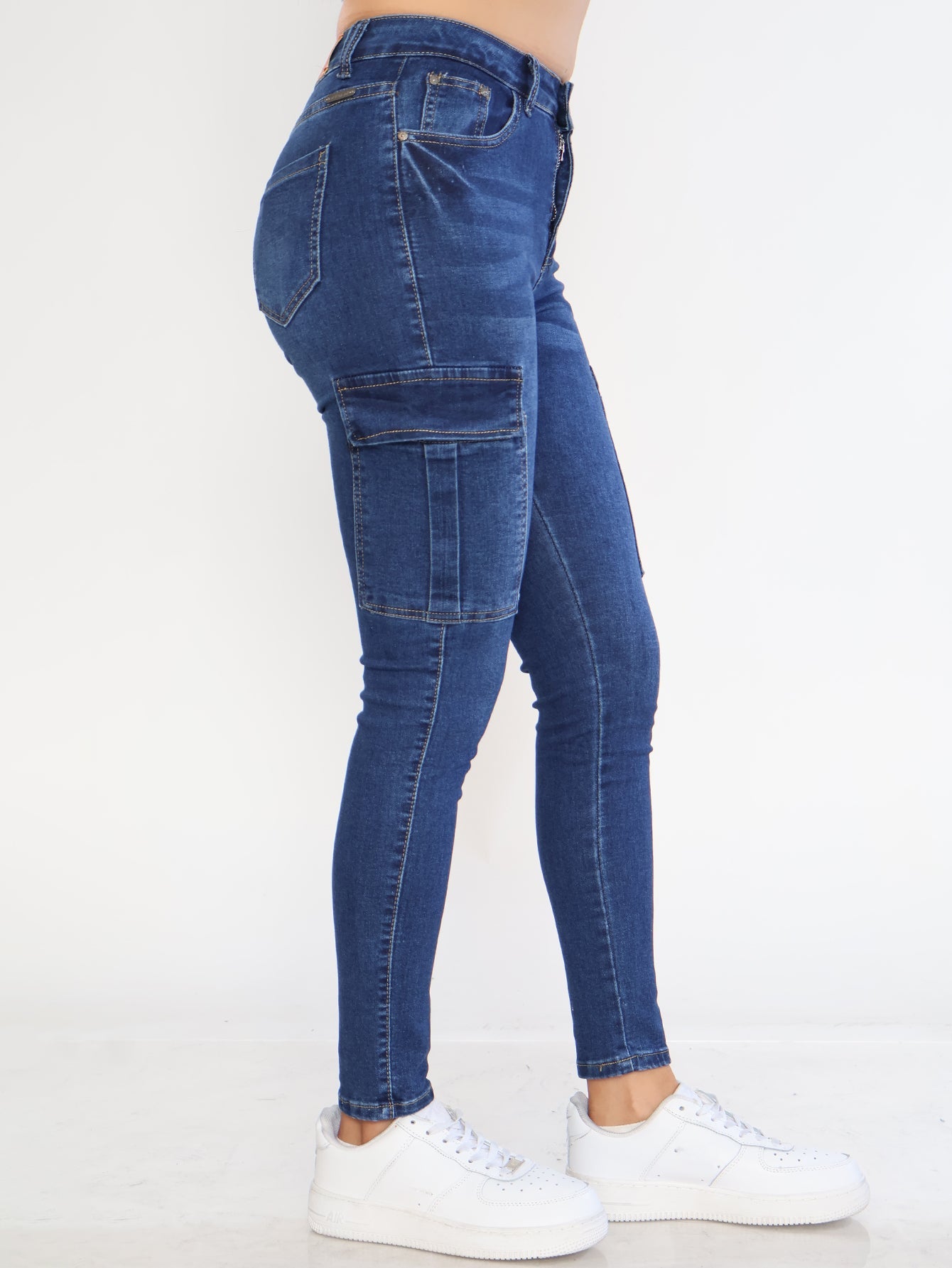 Pantalones Vaqueros Ajustados para Mujer - Estilo Casual con Bolsillos Especiales